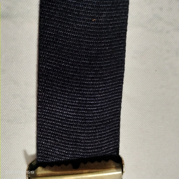 Men's Suspenders Adjustable Black Abstract Textured Straps Formal - Picture 4 of 8